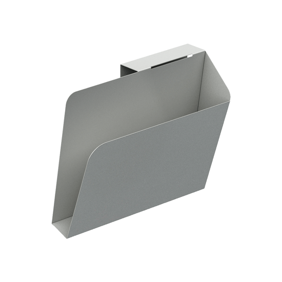 Metal hanging shelf
