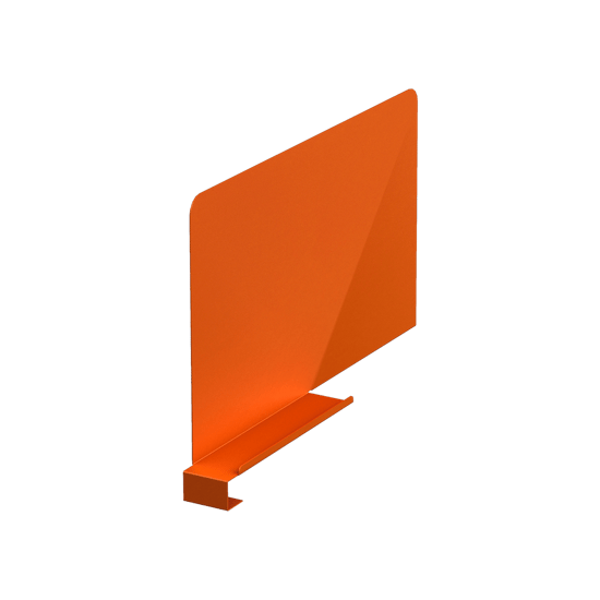 Metal freestanding screen