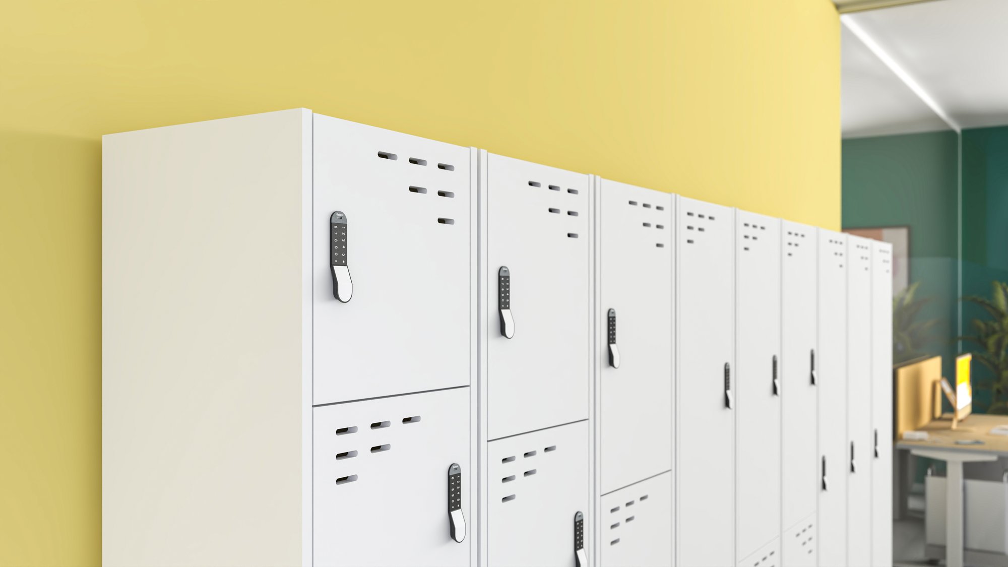 Render Jaladeras Digital - Locker Prime - Close Up