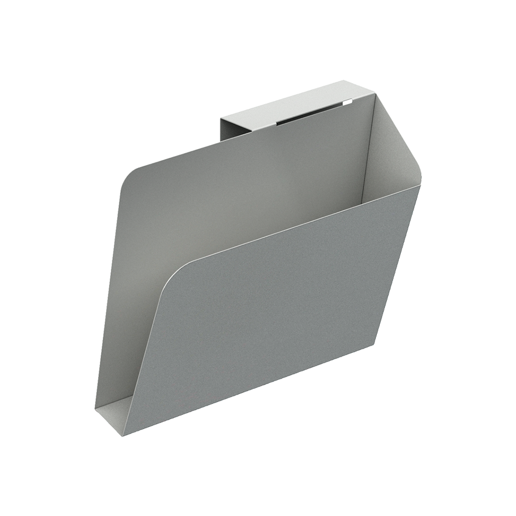 Metal hanging shelf