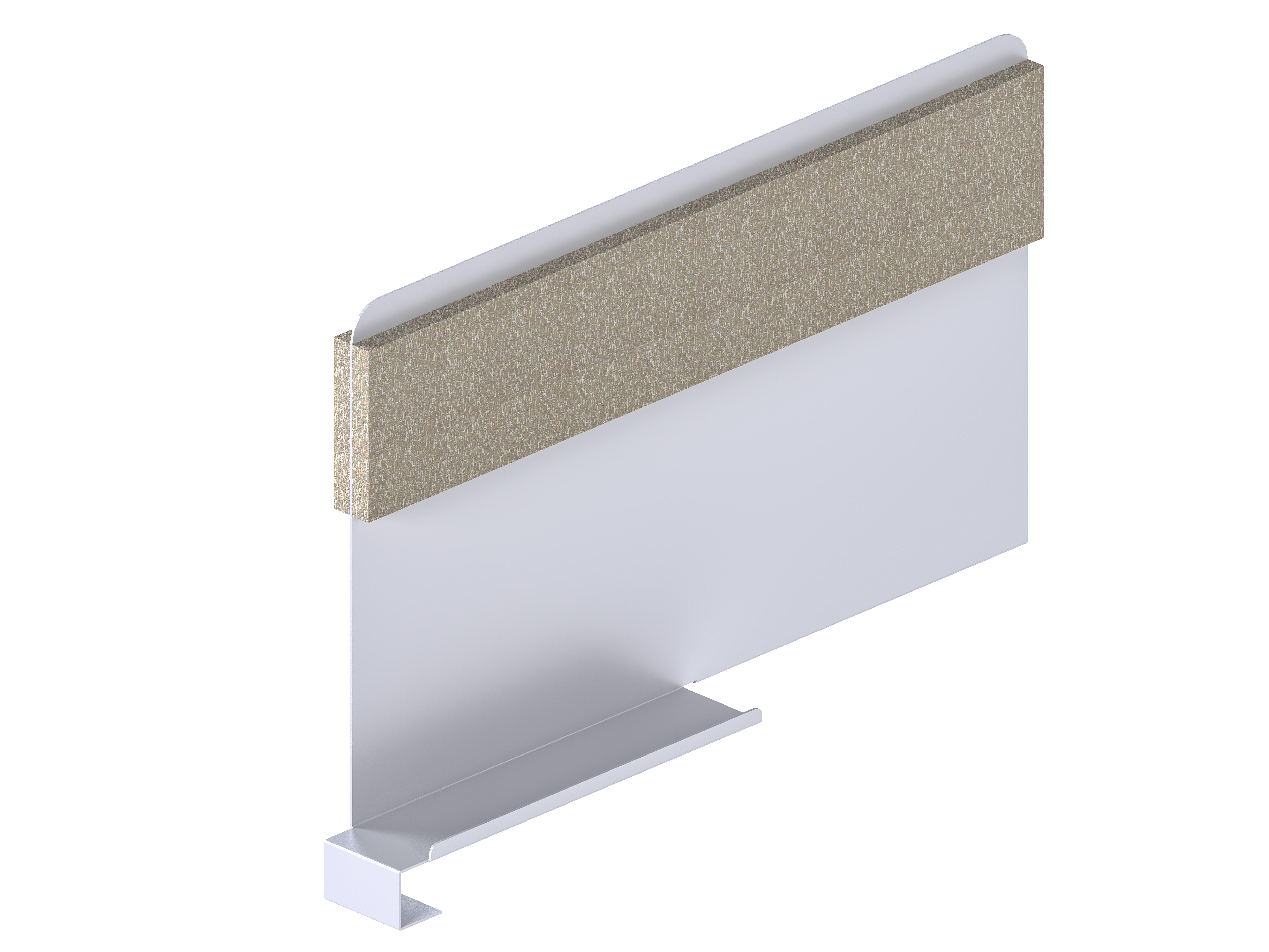 Metal freestanding tackable screen