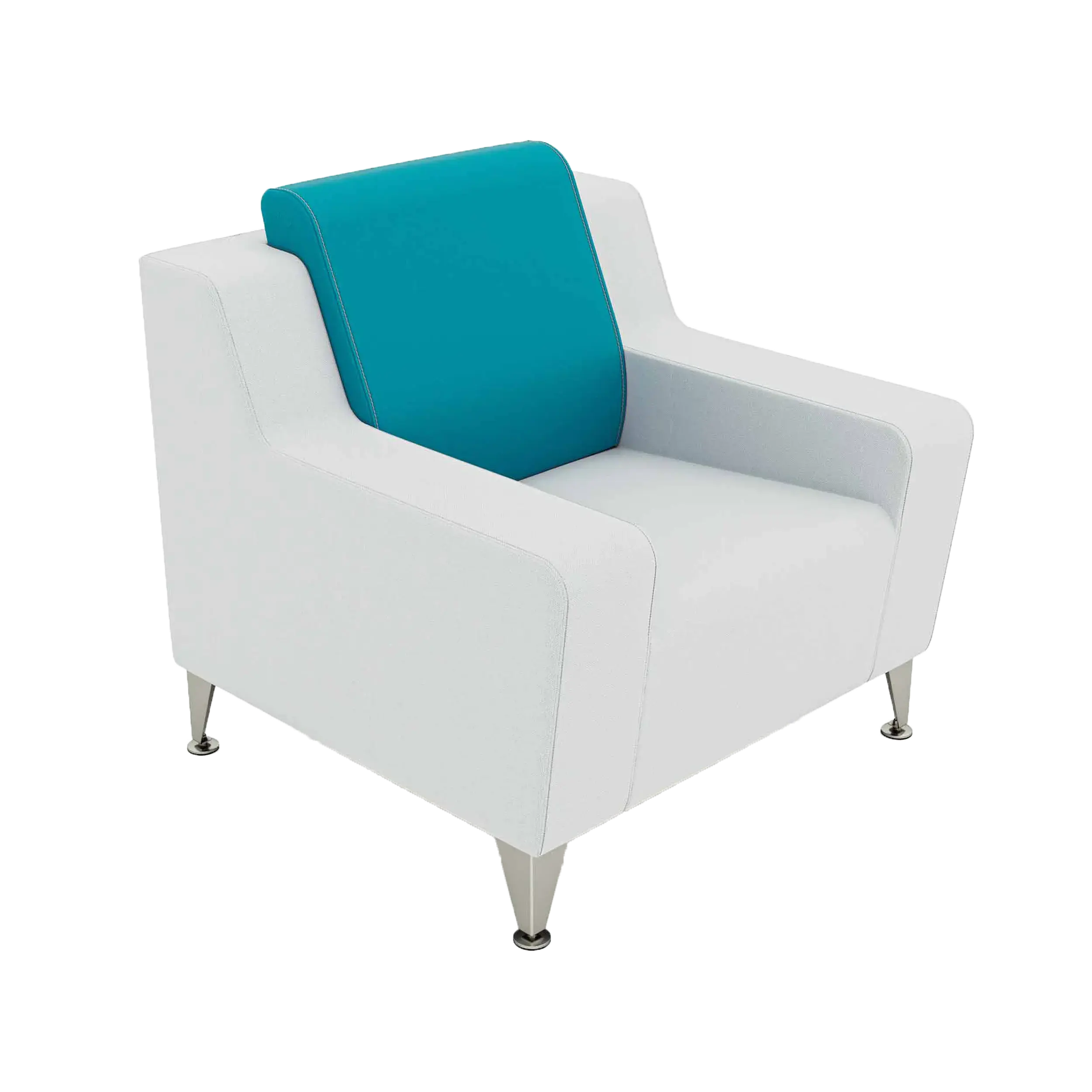 silla social con brazo bajo