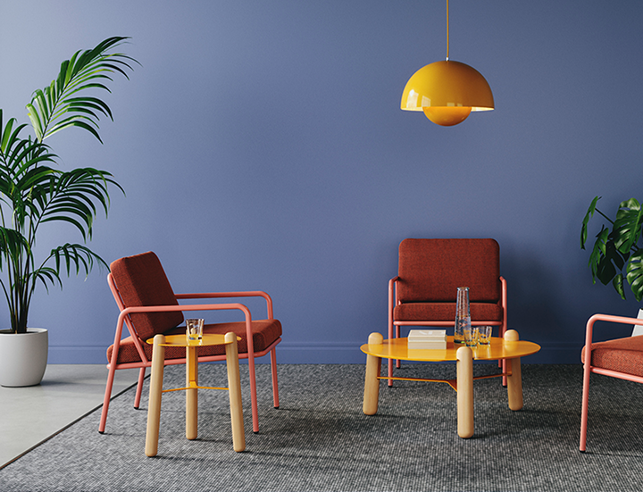 Hub – Louie Rita colorful lounge