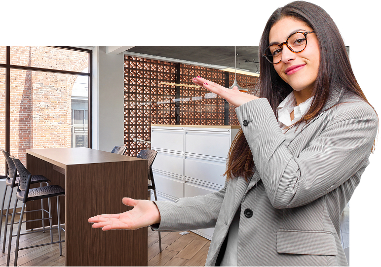 Asesora Gebesa en el showroom Querétaro
